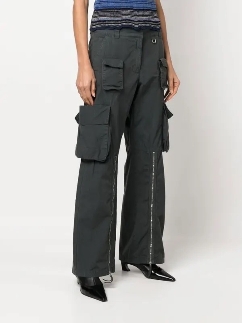 Acne Studios Zip Detail Cargo Pants